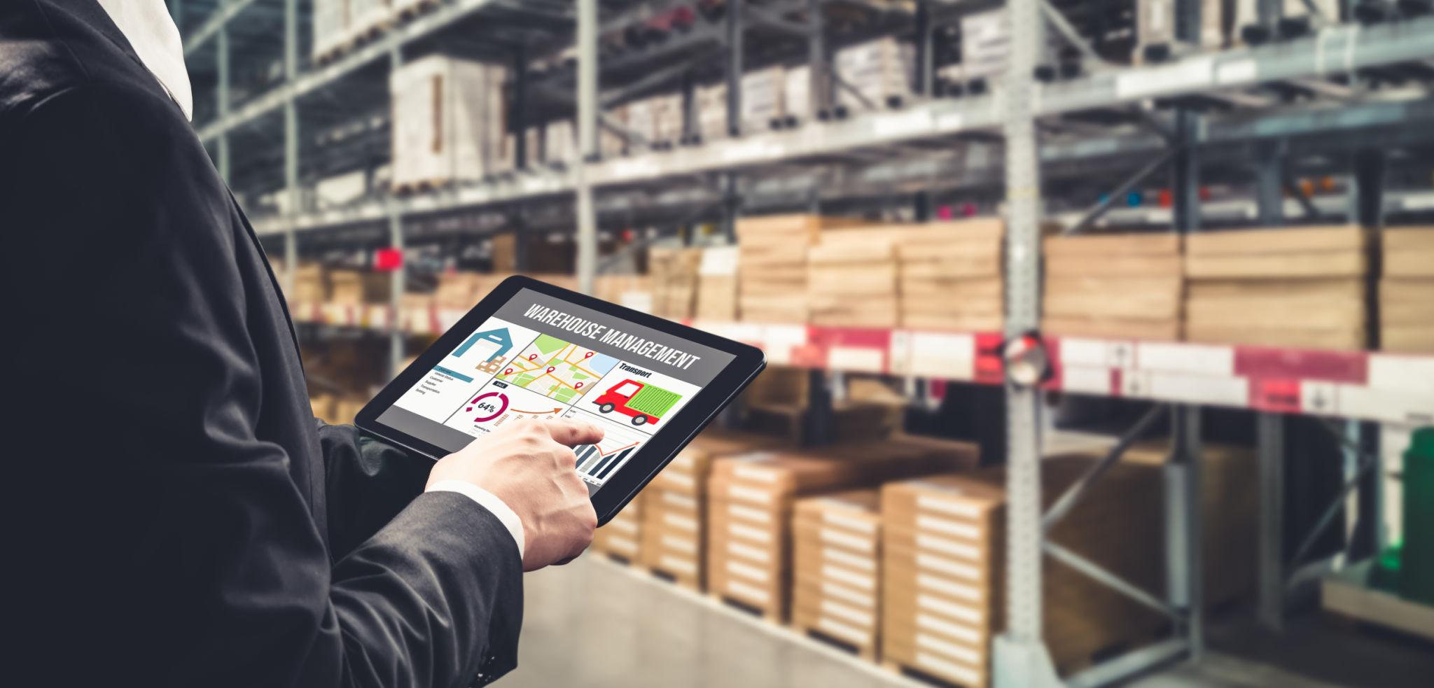 Industrial facility showcasing a real-time location tracking system