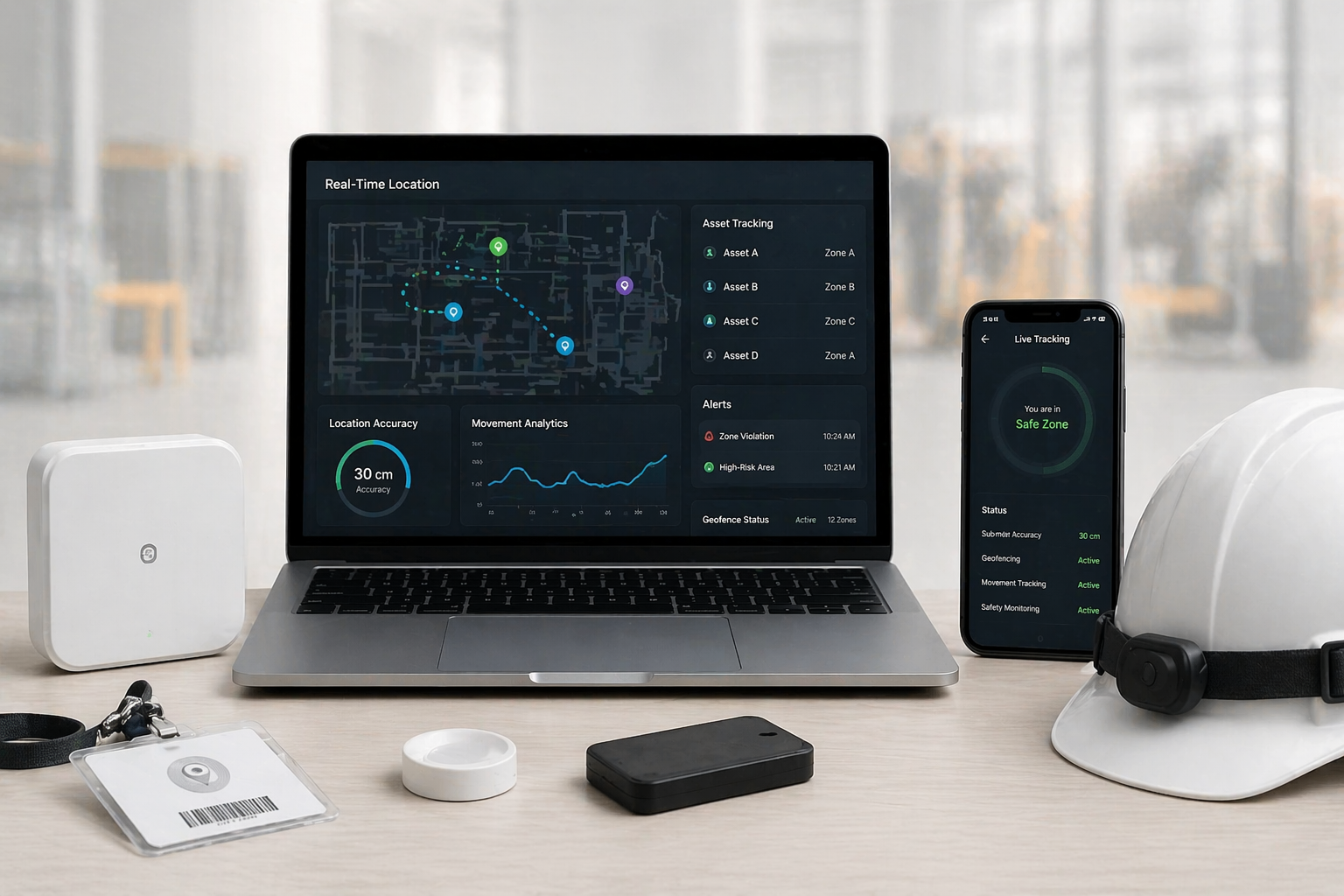 High-resolution operational tracking dashboard