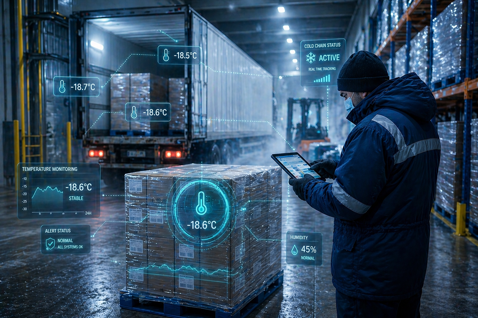 Refrigerated Warehouse Cold Storage Facility