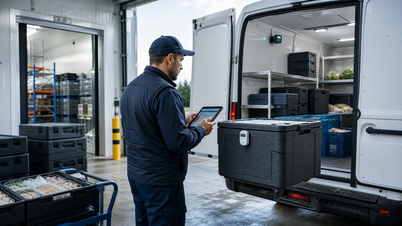 Temperature Monitoring for Refrigerated Food Delivery and Distribution